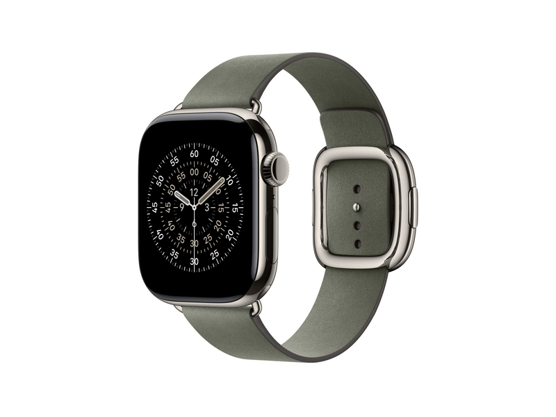 Apple Watch 42 mm zsályaszürke szíj modern csattal – M (MGGA4ZM/A)