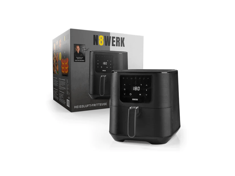 N8werk DS05050 Forrólevegős sütő, fekete