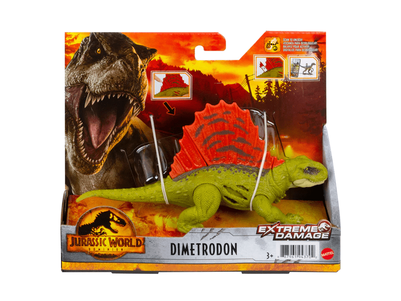 Jurassic world 3 harc.dínó, dimetrodon