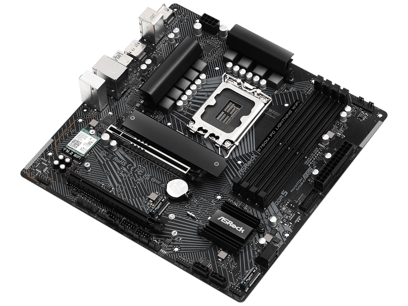 ASRock B760M PG Lightning WiFi Intel B760 mATX Alaplap