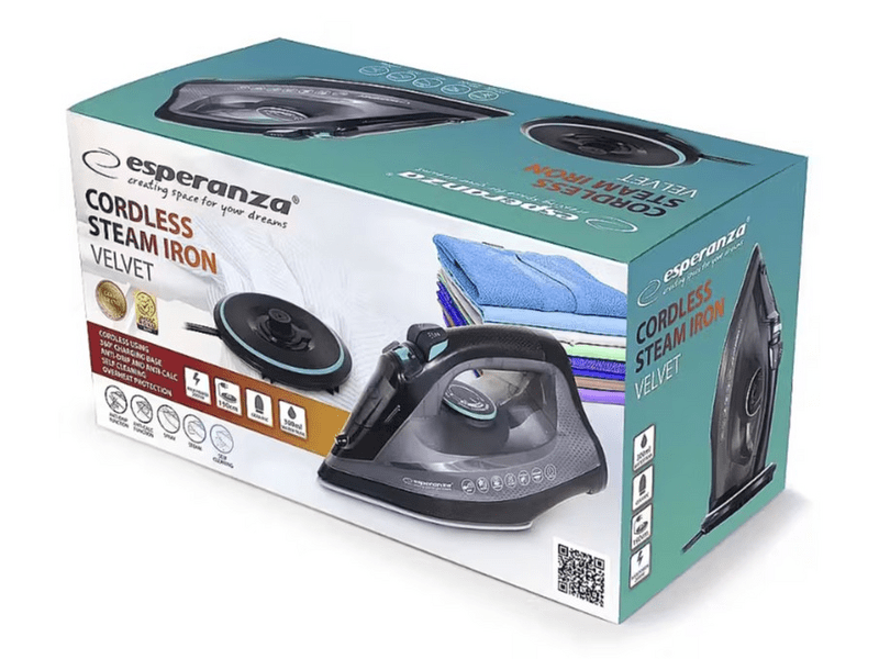 Esperanza EHI010 Velvet vezeték nélküli gőzölős vasaló