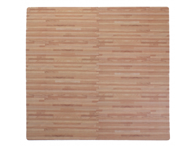 Merco Woody puzzle szőnyeg szett, barna (40634)