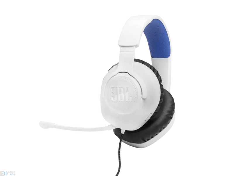 JBL Quantum 100P Console slušalice, bijelo-plave