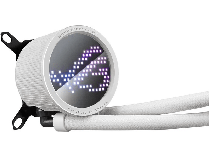 Asus ROG Ryuo III 240 ARGB CPU vízhűtő, fehér