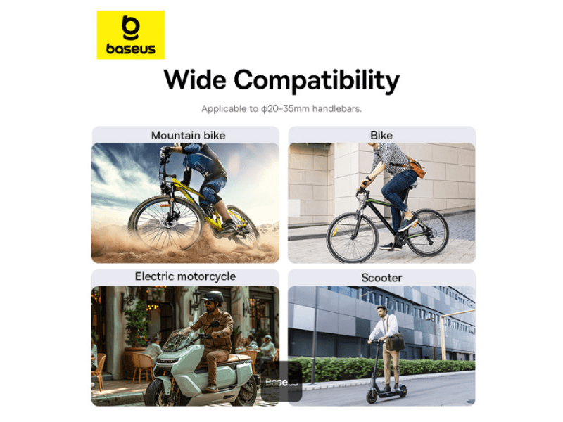 Baseus PrimeTrip Mágneses kerékpáros telefontartó (C40569000121-00)