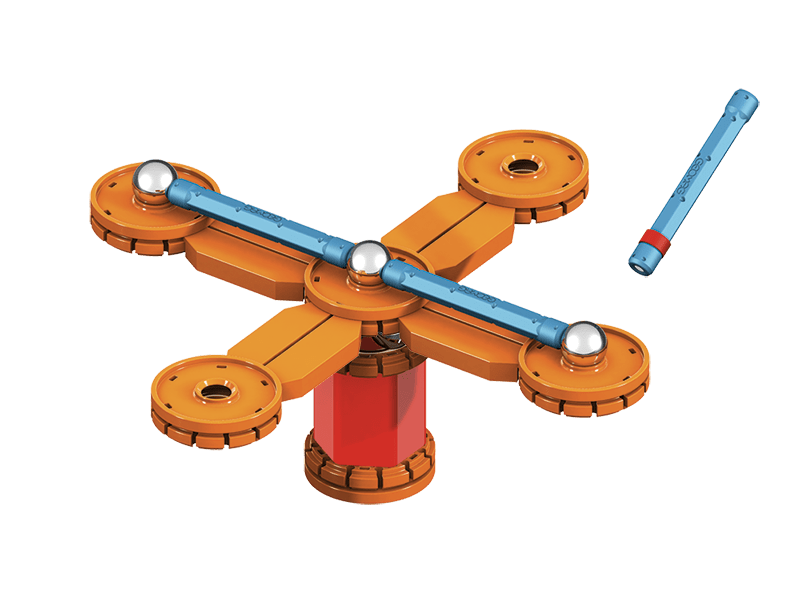 Geomag Mechanics Magnetic Motion Compass Mágneses építőjáték, 35 db (20GMG00770)
