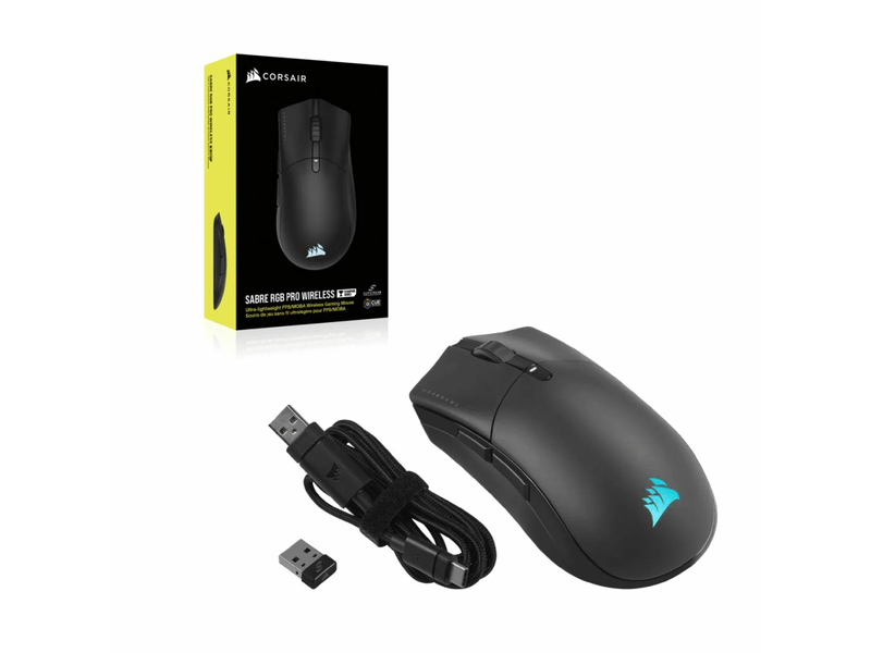 Corsair Sabre RGB Pro Vezeték nélküli egér (CH-9313211-EU)