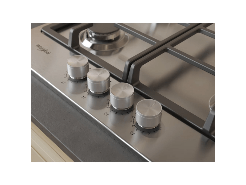 Whirlpool TKRL 661 IX EU Beépíthető gáz főzőlap