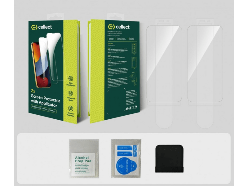 Cellect iPhone Air applikátor 2 üvegfóliával (LCD-IPH17A-APP)