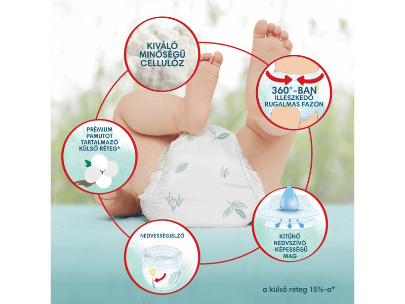 Pampers Harmonie dječje pelene, veličina S6, 19 kom