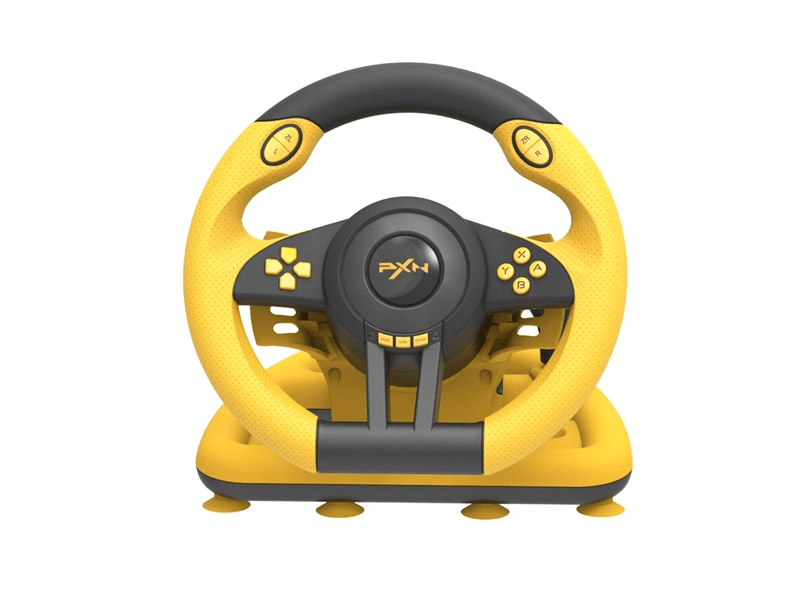 PXN V3 Pro Gaming kormány + pedálok + váltó, sárga