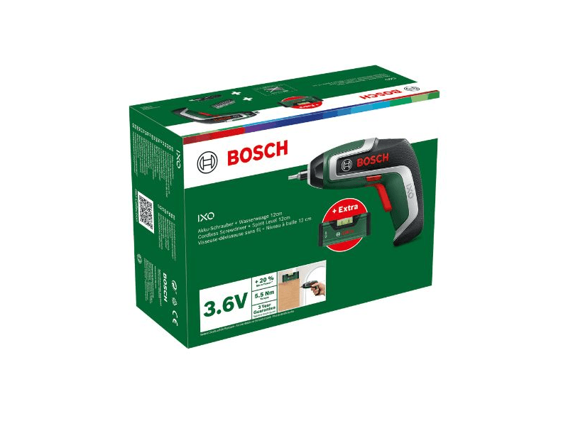 Bosch IXO 7 akumulatorski odvijač + libela (06039E0008)