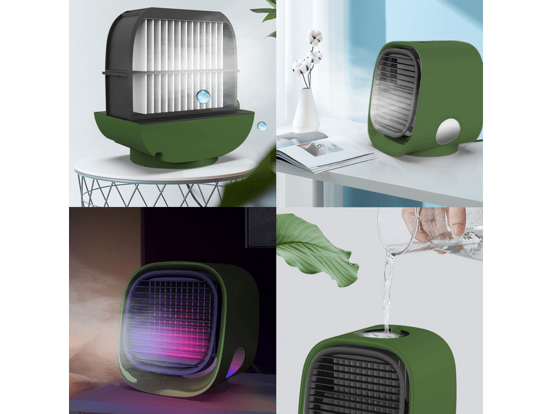 Bewello BW2009GR Hordozható mini léghűtő ventilátor