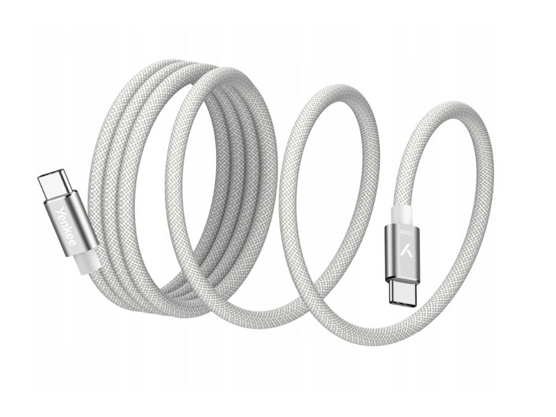 Yenkee YCU 02 WH USB-C magnetski kabel, bijeli