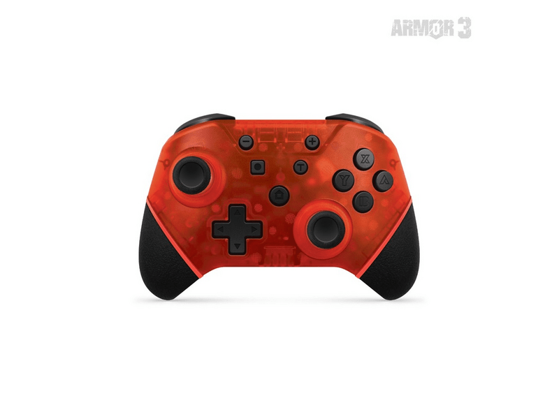 Armor3 NuChamp Nintendo Switch Vezeték nélküli kontroller, vörös (M07467-RR)