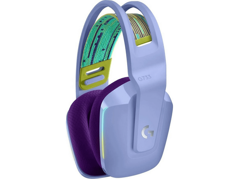 Logitech G733 Lightspeed bežične RGB gamer headset, ljubičaste (981-000890)