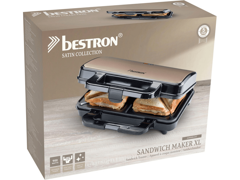 Bestron ASM90XLSAT Szendvicssütő