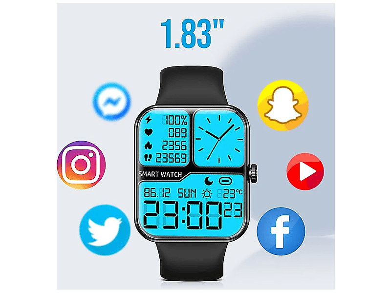 MyPhone Smart Watch CL Okosóra, fekete