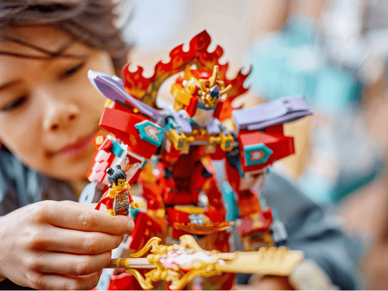LEGO® Monkie Kid™ Nezha Tűzgyűrű robotja (80057)