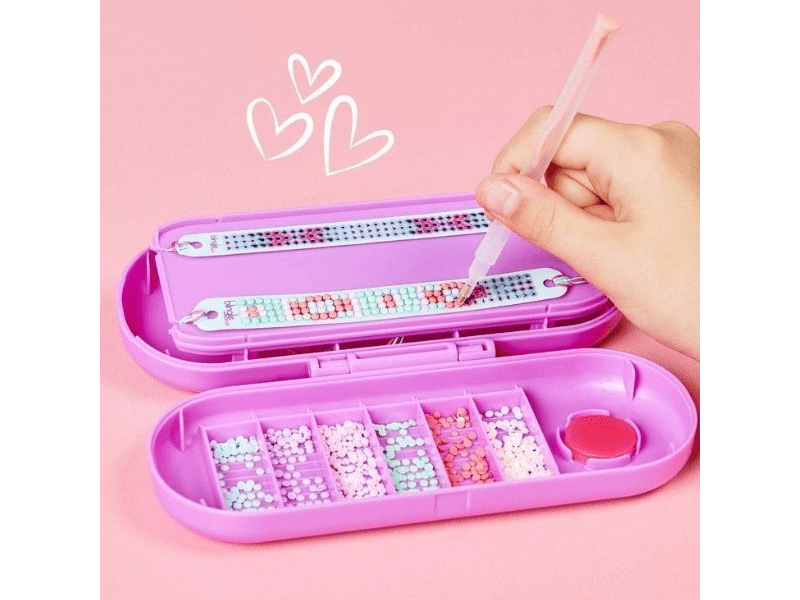 Blingle Bands izrada narukvica prijateljstva s blistavim detaljima - prijenosni set (25215)