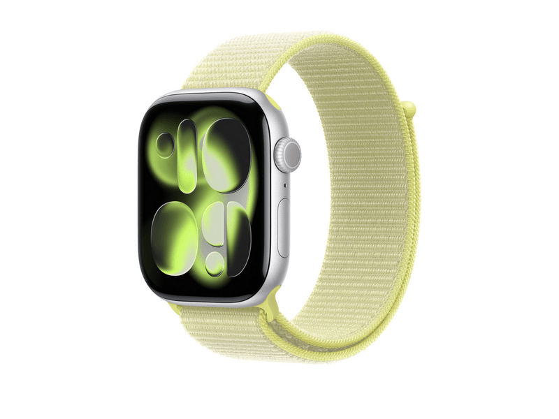 Apple Watch 46 mm-es neonsárga sportpánt (MFFL4ZM/A)