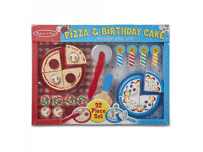 Melissa & Doug Pizza és szülinapi torta (18490)