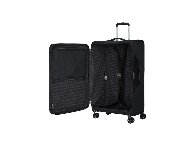 Samsonite Litebeam Spinner Bővíthető bőrönd, 77 cm, fekete (146854-1041)