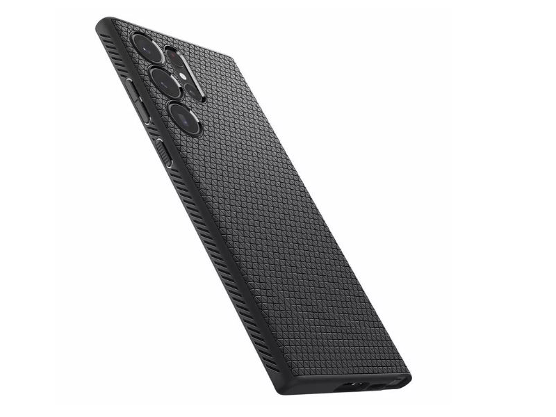 Spigen Liquid Air Samsung Galaxy S23 Ultra tok, fekete (ACS05614)