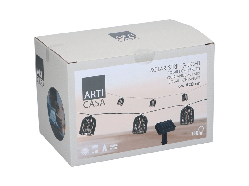 Arti Casa Solar fényfüzér lámpa, 10 db égő