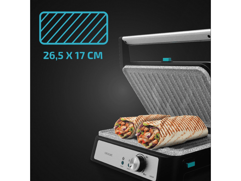 Cecotec Rock´nGrill 1500 Take&Clean Stone Kontaktni roštilj (2994)