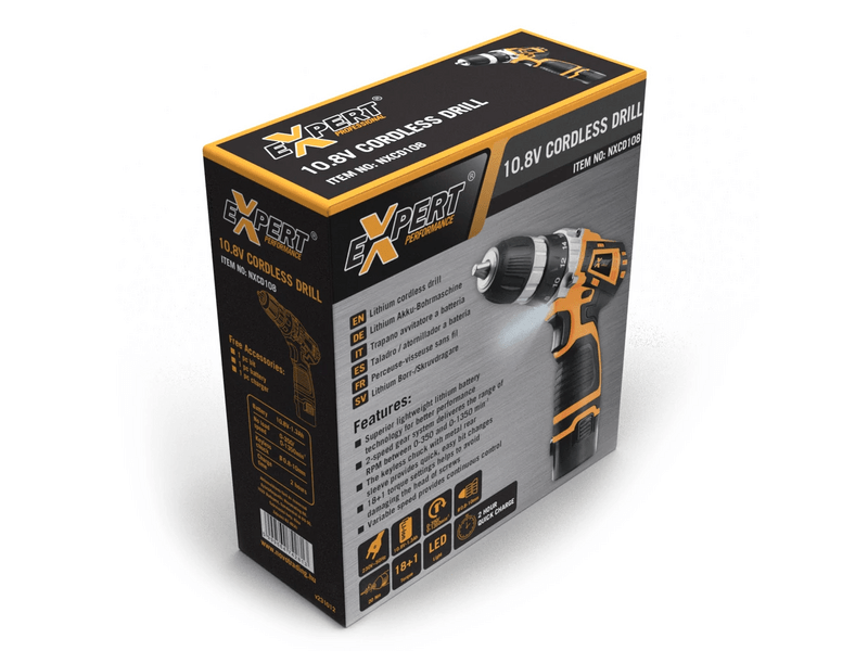 Expert NXCD108 Akkumulátoros fúró-csavarozó