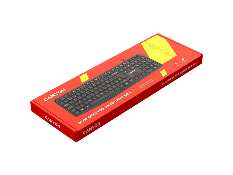 Canyon KB-1 Vezetékes billentyűzet (CNE-CKEY01-HU)