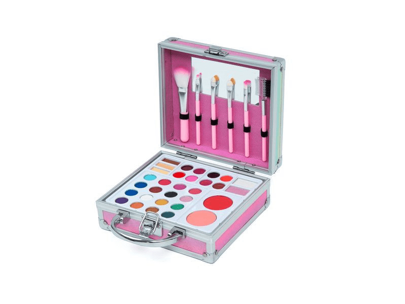 MYA Cosmetics sminkkészlet szivárványos bőröndben (410098)