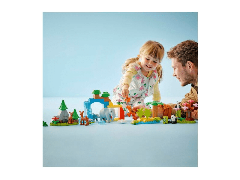 LEGO® DUPLO® City Adventures 3 u 1 Obitelji životinja u divljini (10446)