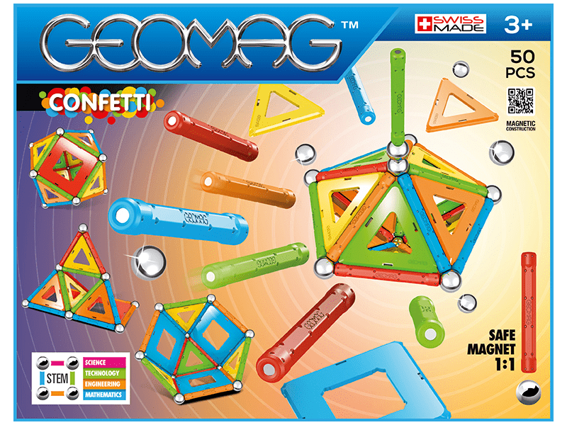 Geomag Confetti Mágneses építőjáték, 50 db (20GMG00352)