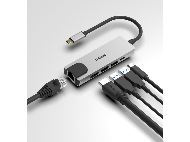 D-Link DUB-M520 5-in-1 USB-C HUB