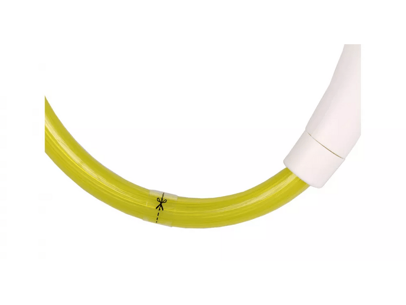 Merco Világító kutyanyakörv, sárga, S méret
