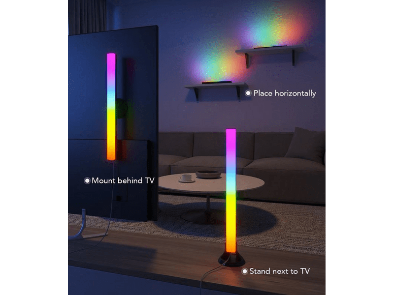 Govee RGBIC Flow Plus TV fénysávok (H6046311)