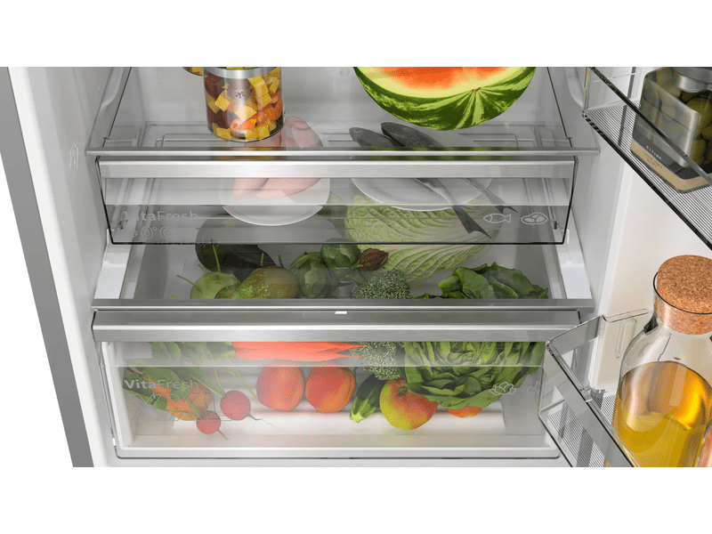 Bosch KGN49AIBT Alulfagyasztós kombinált hűtőszekrény, NoFrost