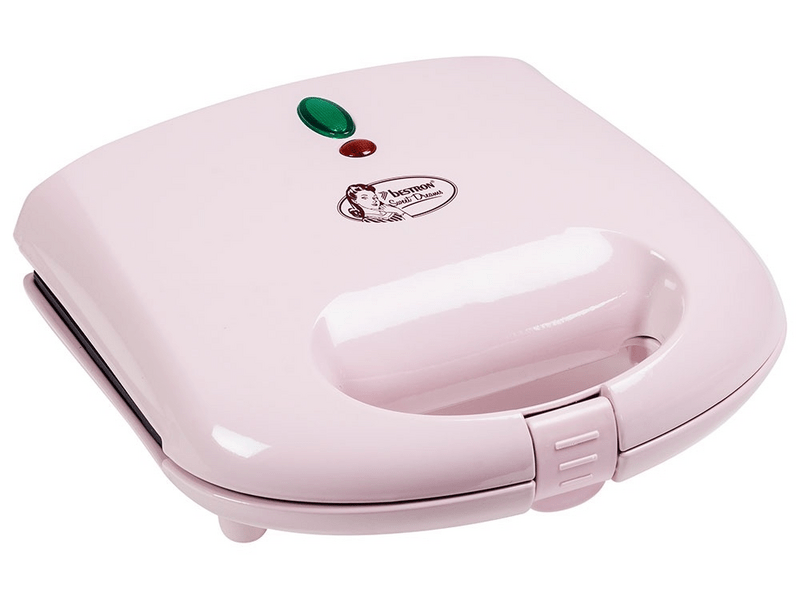 Bestron ASW401P Gofrisütő, rózsaszín
