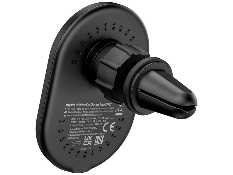 Varta Mag Pro Wireless bežični auto punjač