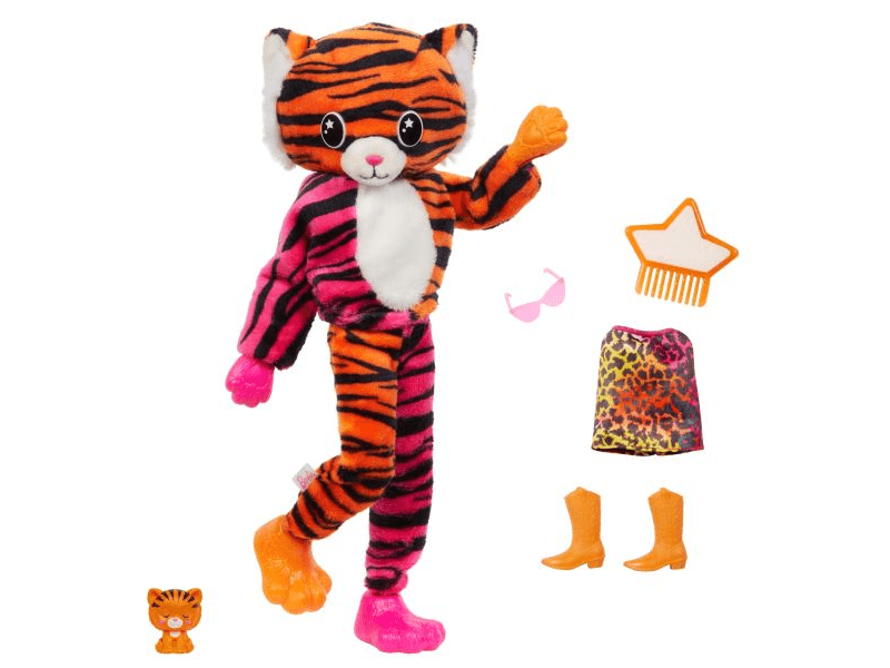 Barbie Cutie Reveal: Meglepetés baba, 4. széria - Tigris (HKP99)