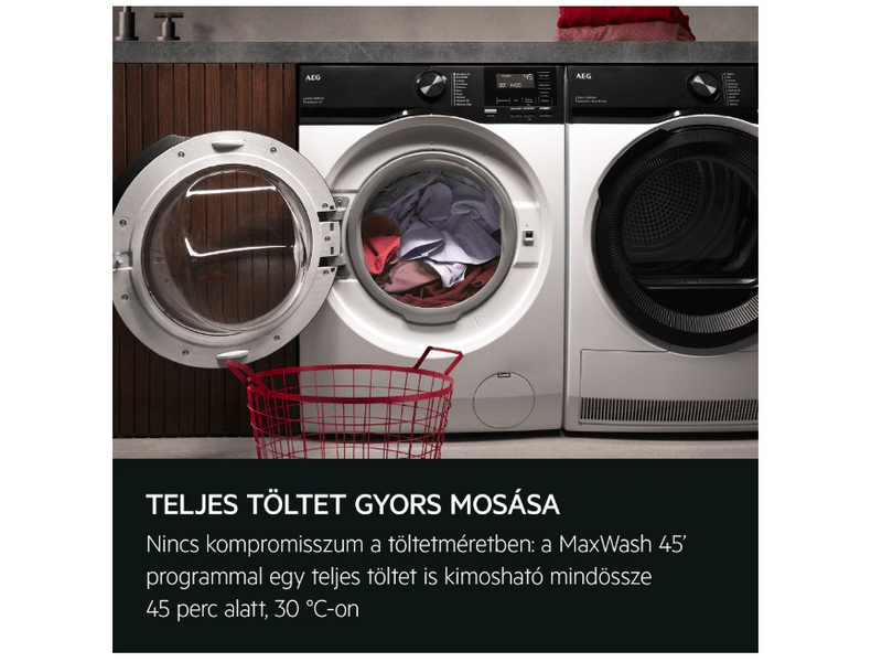 AEG LFR6D844E Elöltöltős mosógép