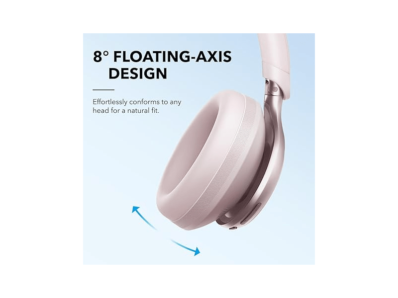 Anker Soundcore Space One Bluetooth fejhallgató, rózsaszín (A3035G51)