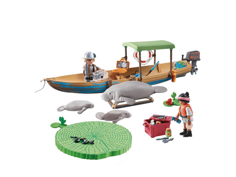 Playmobil Wiltopia - Hajókirándulás a Manátesre (71010)