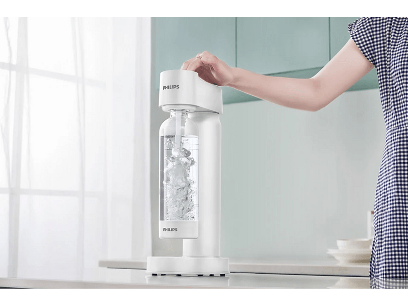 Philips GoZero Soda maker Lite ADD4901GR/10, Grijs, 1 L waterfles, CO2- cilinder voor 60 l Philips GoZero Soda maker Lite ADD4901GR/10, Grijs, 1 L waterfles, CO2- cilinder voor 60 l