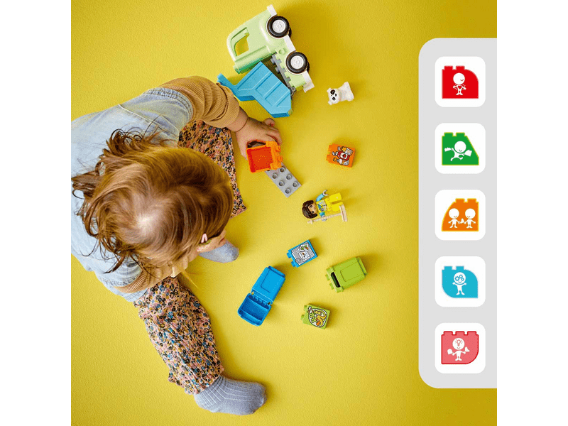 LEGO® DUPLO® Városi kalandok Szelektív kukásautó (10987)