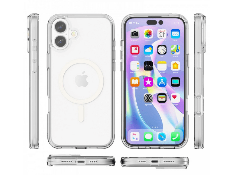 Cellect iPhone 17 mágneses szilikon tok, átlátszó (CEL-MAG-IPH17-TP)