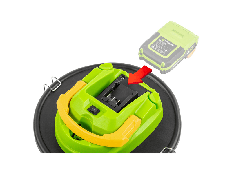 Fieldmann FDU 70705-0 Akkus hamuporszívó, akku nélkül