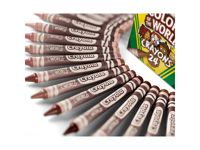 Crayola Multicolored World: set bojica za nijanse kože, 24 kom (52-0114)